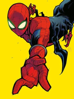Radioactive Spider-Man 1 Variant Di Rickie Yagawa Amazing Spider-Man 884
