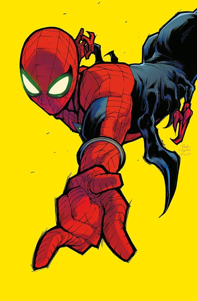 Radioactive Spider-Man 1 Variant Di Rickie Yagawa Amazing Spider-Man 884