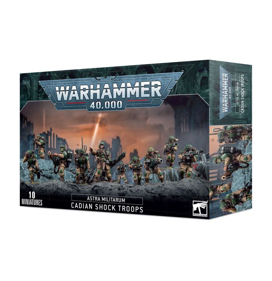 Truppe d'Assalto Cadiane - Astra Militarum: Cadian Shock Troops (47-33)