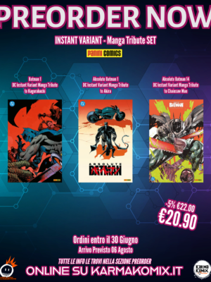 Preorder - Panini DC Instant Variant Manga Tribute Set
