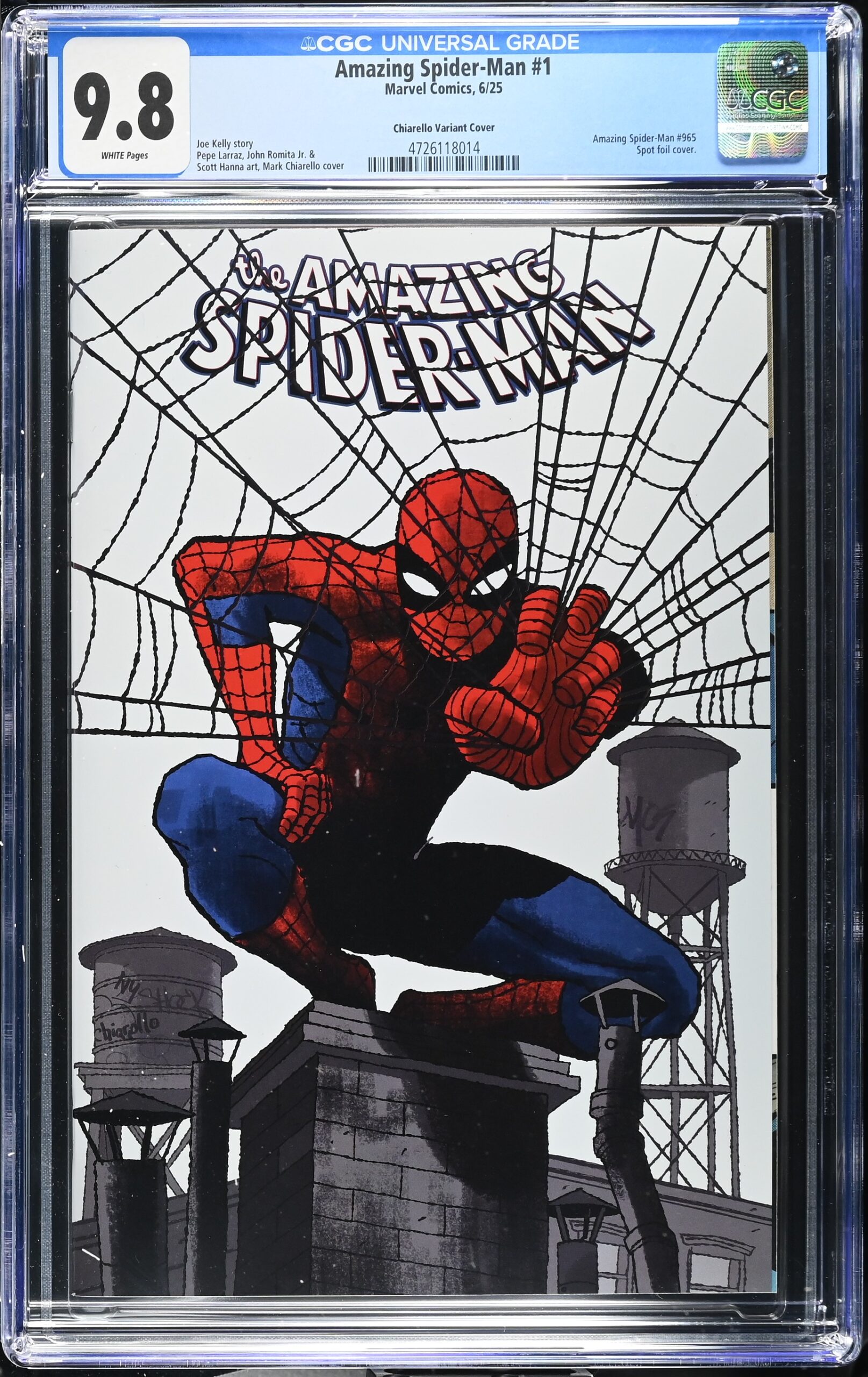 CGC 9.8 Amazing Spider-Man #1 Spot Foil Cover