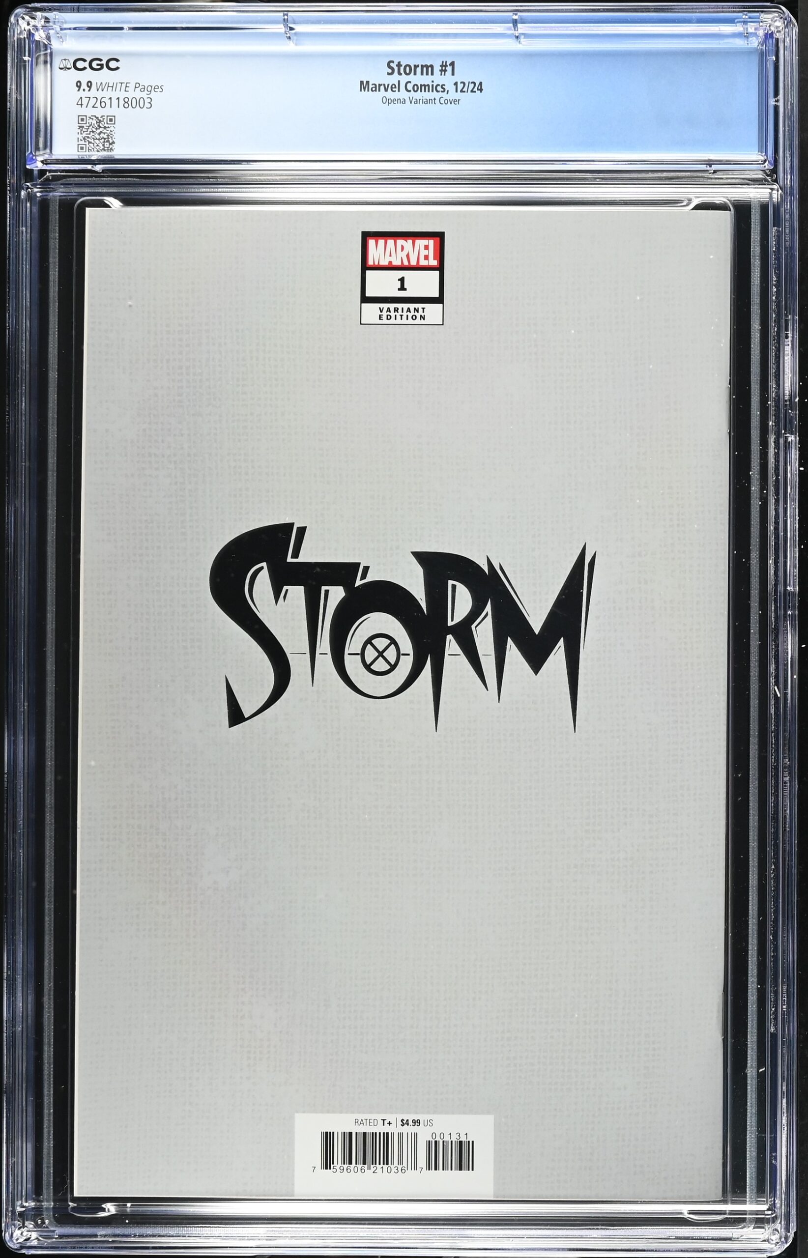CGC 9.9 Mint Storm #1 Opena Foil Variant - immagine 2