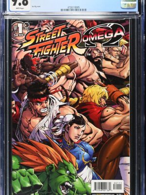 CGC 9.8 Bundle Streeet Fighter Omega #1 Street Figher Omega #1 Variant Cover B