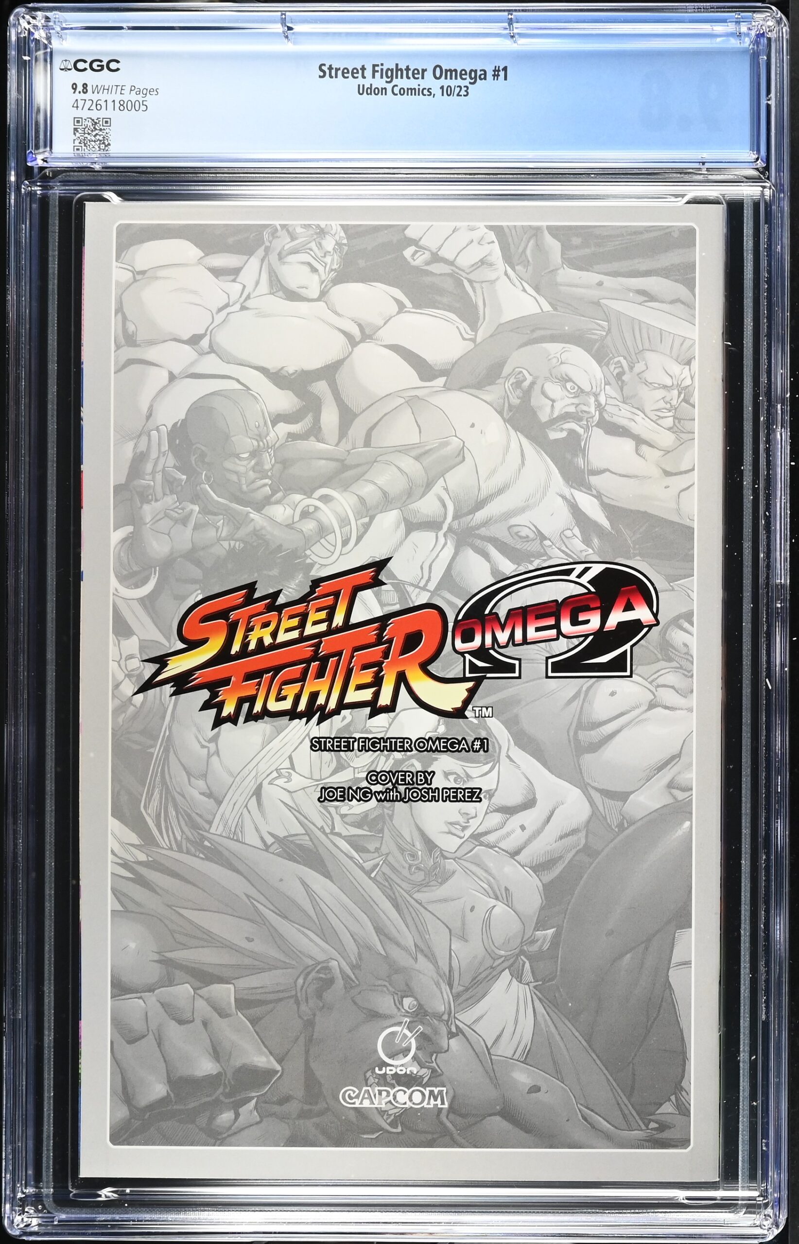 CGC 9.8 Bundle Streeet Fighter Omega #1 Street Figher Omega #1 Variant Cover B - immagine 2