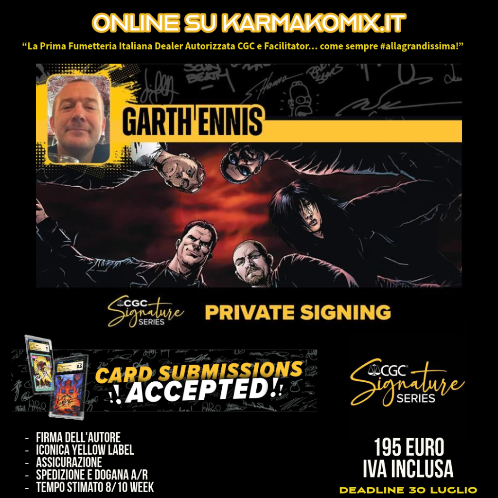CGC Signature Series - Garth Ennis