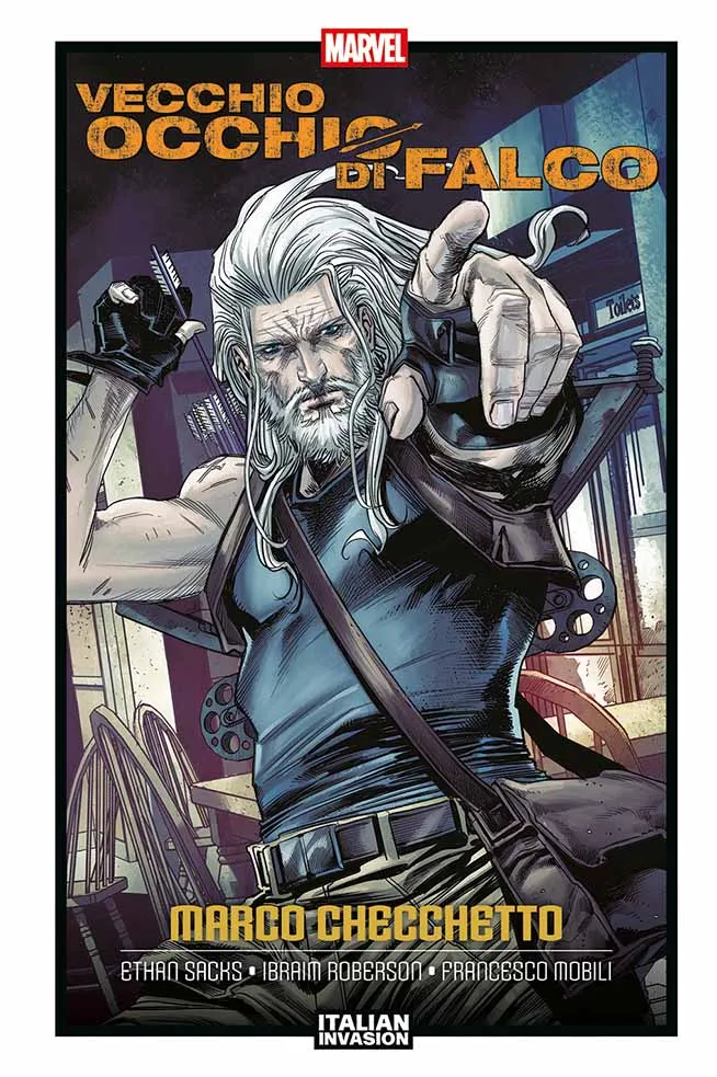Vecchio Occhio di Falco di Marco Checchetto Marvel Italian Invasion