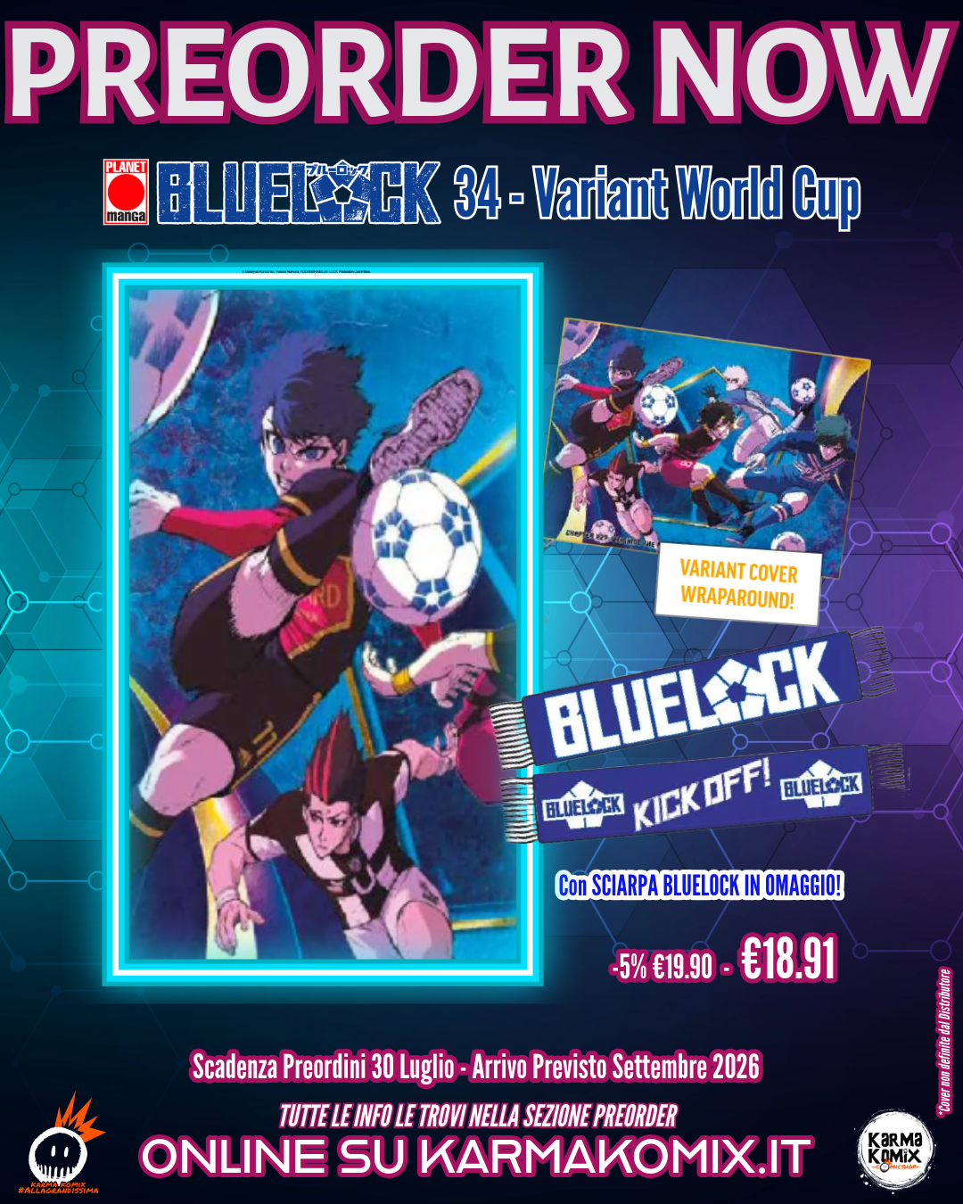 ⚽🔥Blue Lock 34 – Variant World Cup 🔥⚽